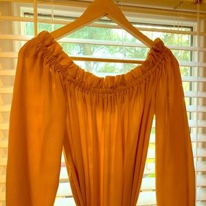 VICI off the shoulder maxi dress